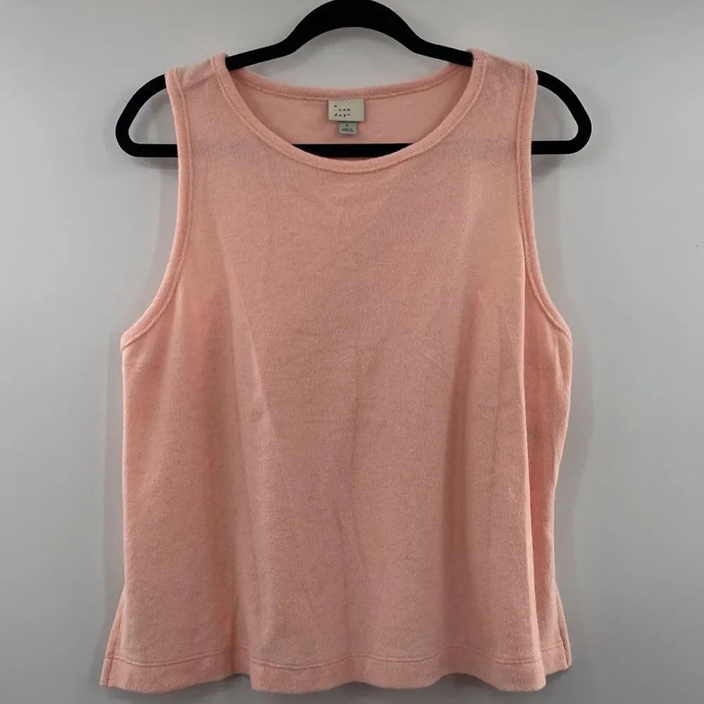 3For$20 A new day Terry Tank Top Blush various sizes